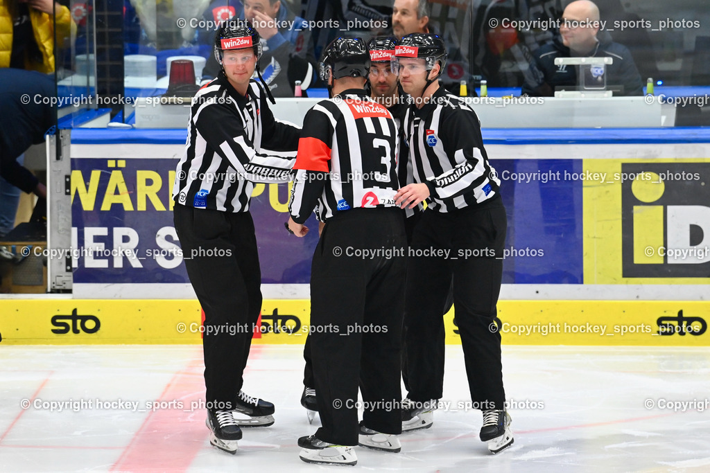 EC IDM Wärmepumpen VSV vs. HC Bozen 30.12 2022 | RIECKEN SIMON, STERNAT CHRISTOPH, SMETANA LADISLAV, BEDYNEK SEBASTIAN, Referees
