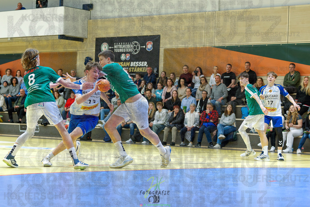 mJC-Regionalliga, Halbfinale Hessenmeisterschaft; HSG Dutenhofen/Münchholzhausen - TSV Pfungstadt | mJC-Regionalliga, Halbfinale Hessenmeisterschaft; HSG Dutenhofen/Münchholzhausen - TSV Pfungstadt am 15.03.2025 in Münchholzhausen (Sporthalle Münchholzhausen)Photo © 2025 - Jörg Heinrich - Realisiert mit Pictrs.com