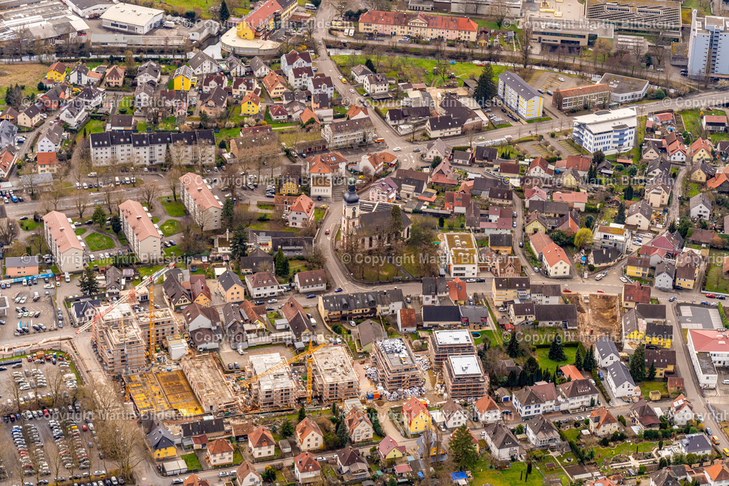 Lahr-1-12-03-23-1-23 | Bilder Fotos Luftbilder Luftaufnahmen Deutschland Süden Westen Schwarzwald Baden Württemberg  