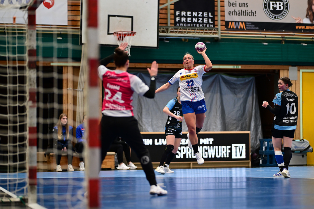 Handball I Frauen I Saison 2024-2025 I 1. HBF I 19. Spieltag I Buxtehuder SV - HSG Blomberg-Lippe | Der Sportfotograf. - Realisiert mit Pictrs.com