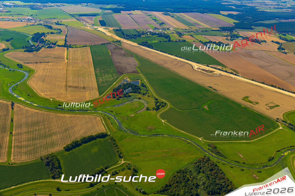 Luftaufnahme Vielbaum Aland - Die Luftaufnahme wurde 2025 vom UL-Flugzeug heraus erstellt ( ohne Drohne ) - Hochauflösende Luftaufnahme - für professionelle Ausdrucke geeignet. Die Geschenkidee !Mit Lizenz und Bildrechte bestellbar