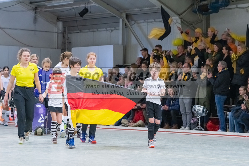 HK_20230226_105250 | Deutsche Meisterschaft WU16 Finale / Ehrungen Harvestehuder THC - 1. Hanauer THC am 26.2.2023 DSC 99, Düsseldorf ,