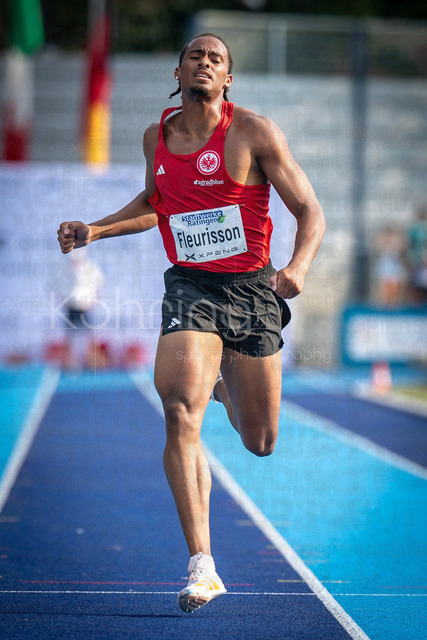 Multisport Event; Ratingen, 27.06.2026 | RATINGEN, GERMANY - JUNE 27, 2026 :  Fred Isaac Fleurisson (GER / Germany) competing in the 400m during the Multisport Event at Stadion Ratingen on June 27, 2026 in Ratingen, Germany.