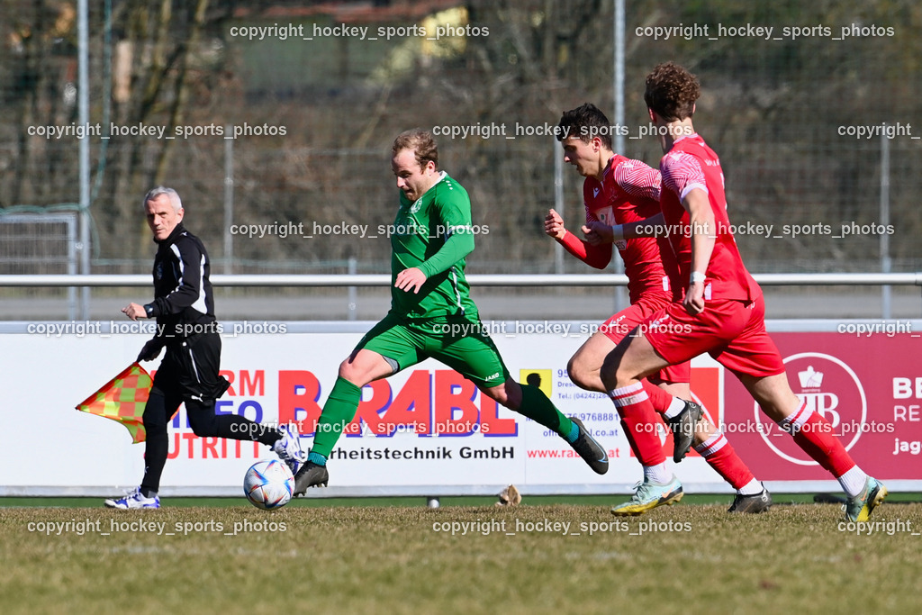 SC Landskron vs. WAC St. Andrä Juniors 11.3.2023 | #9 Patrick Freithofnigg, #Tobias Sebastian Miklau, #2 Raphael Huber, Schrittesser Johann Referee