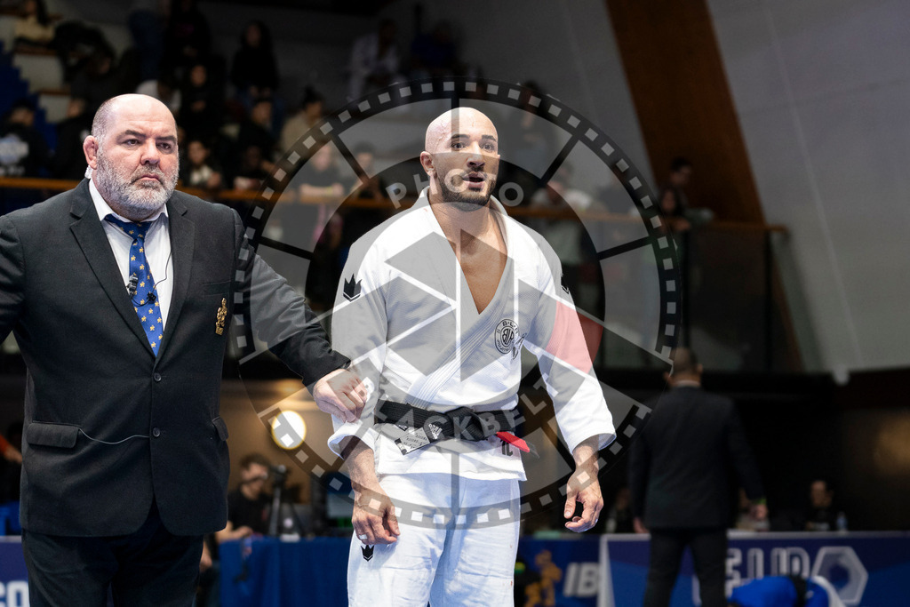 20240123PBB03438 | Fighters compete during the second day of the IBJJF European Championship in Paris, France, on January 23, 2024.