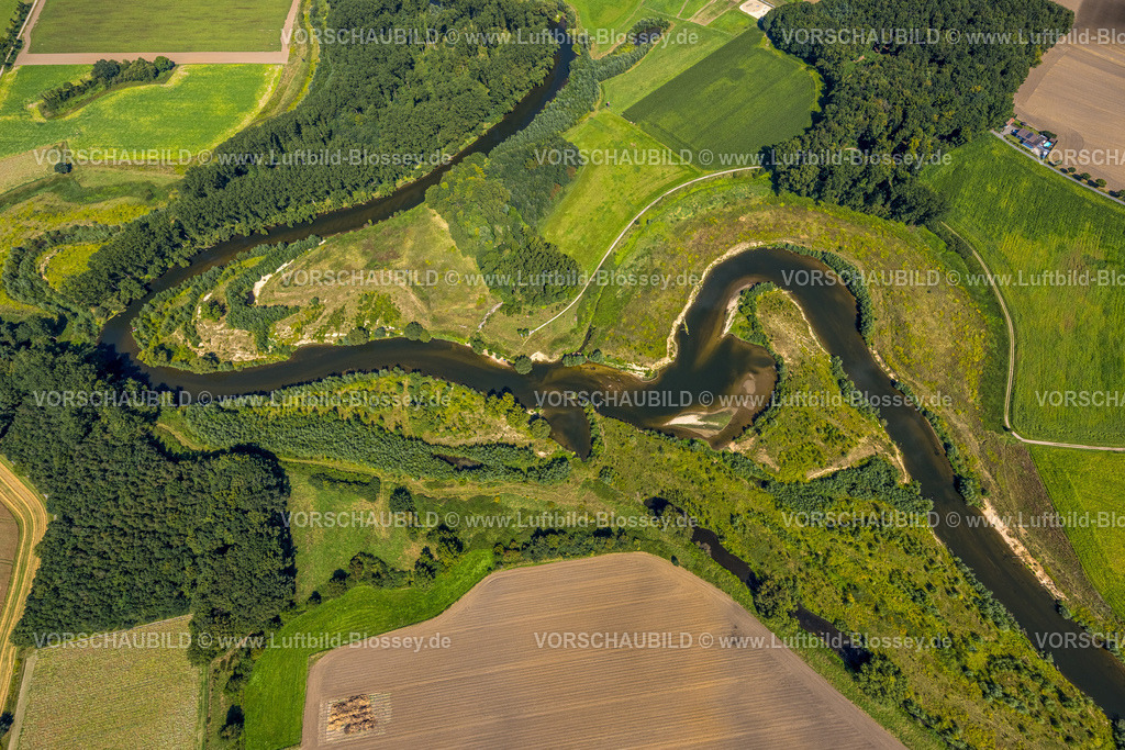 Datteln240801557Lippe_Vogelsang300dpi | Luftbild, Lipperenaturierung, Lippeschleife, Lippeverlauf, Fluss Lippe, Lippeverband, Datteln, Datteln, Ruhrgebiet, Nordrhein-Westfalen, Deutschland