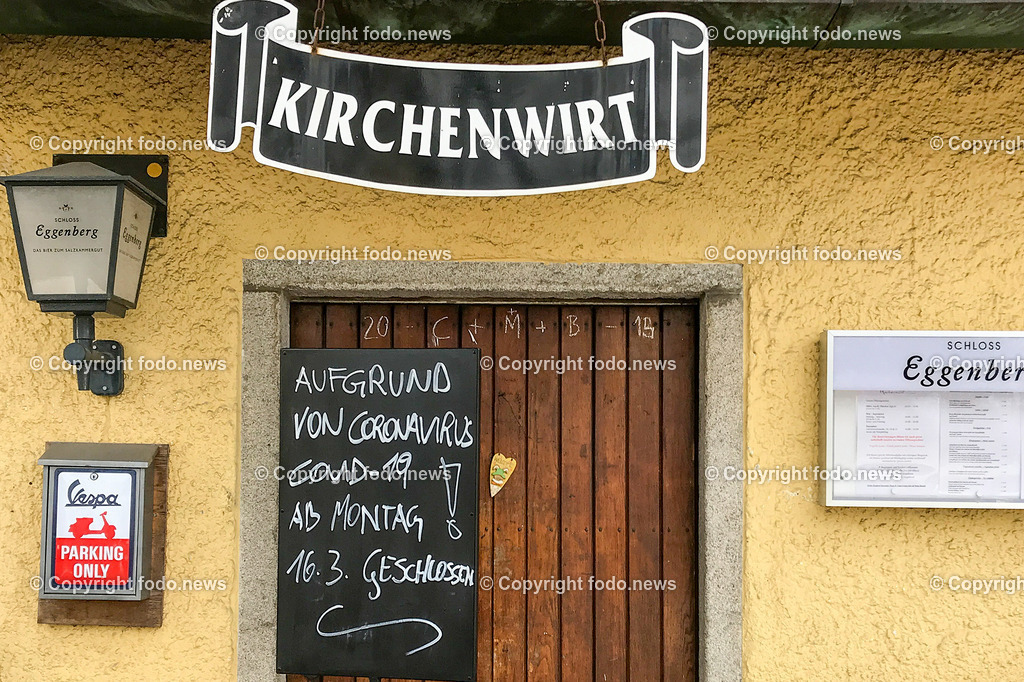 Corona_ 5 Jahre Covid Lockdown_ 15.03.2025-30 | 15.03.2025, Linz, AUT, Corona, 5 Jahre Covid Lockdown, im Bild Stadtansichten, Themenbild, Gastronomie, Wirtshaus, geschlossen, Schild, Hinweis