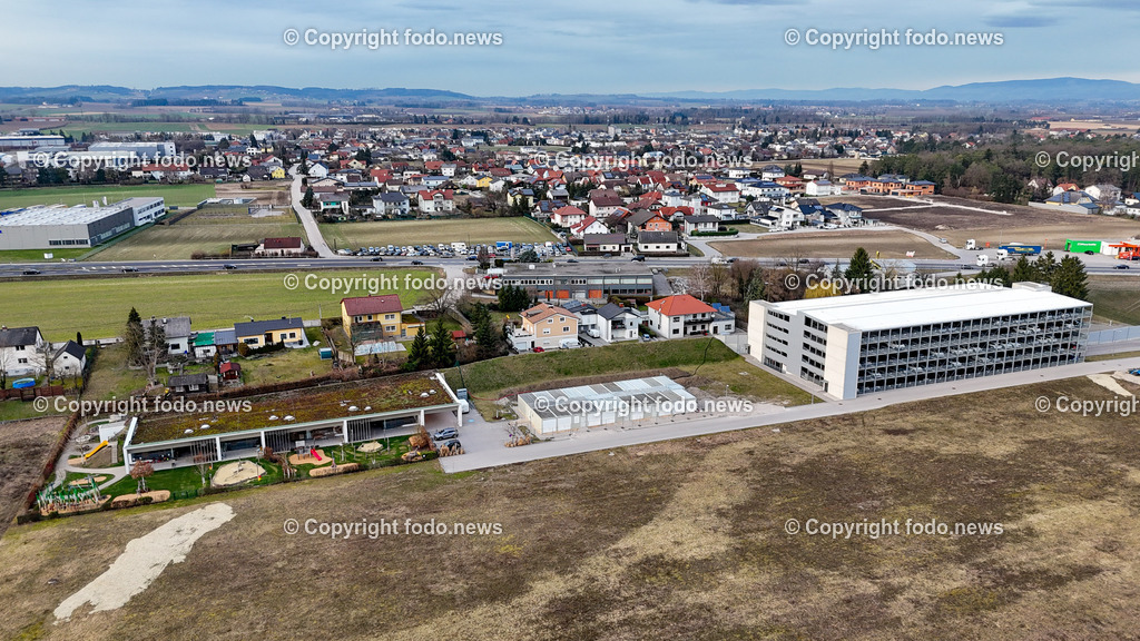Marchtrenk_ Kindergarten_ Neubau_ TGW_ 22.02.2024-5 | 22.02.2024, Marchtrenk, AUT, TGW, im Bild Kindergarten, Neubau, Baustelle

Drohne