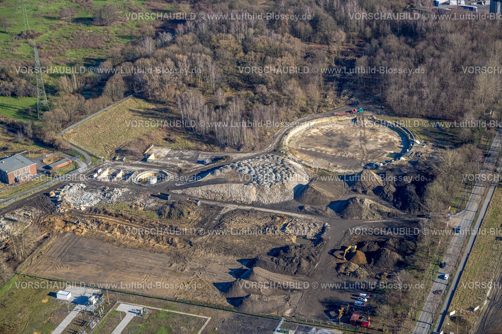 Luenen230204212 | Luftbild, Fläche des ehem. STEAG Kraftwerk, am Datteln-Hamm-Kanal, Lippholthausen, Lünen, Ruhrgebiet, Nordrhein-Westfalen, Deutschland
