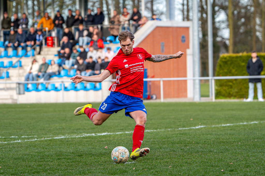 Fußball I Herren I Saison 2025-2026 I Halbfinale Kreispokal VEC I  BW Langförden - TV Dinklage II I 19785 | jns.sportfotos - Realisiert mit Pictrs.com