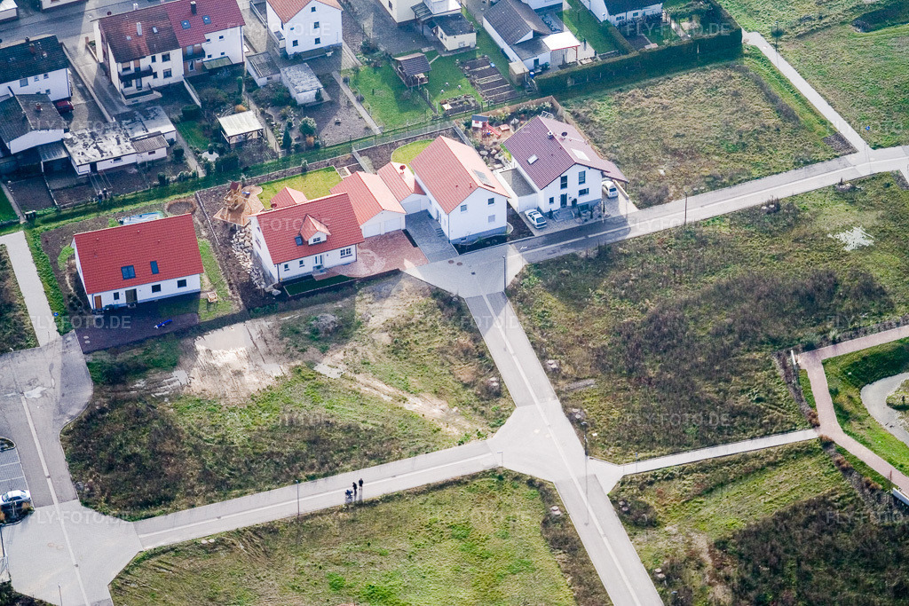 Luftbild: Am Höhenweg in Kandel im Bundesland Rheinland-Pfalz in Deutschland. Foto: IMG_14736.jpg vom 26.11.2008 durch Werner Riehm/FLY-FOTO.de