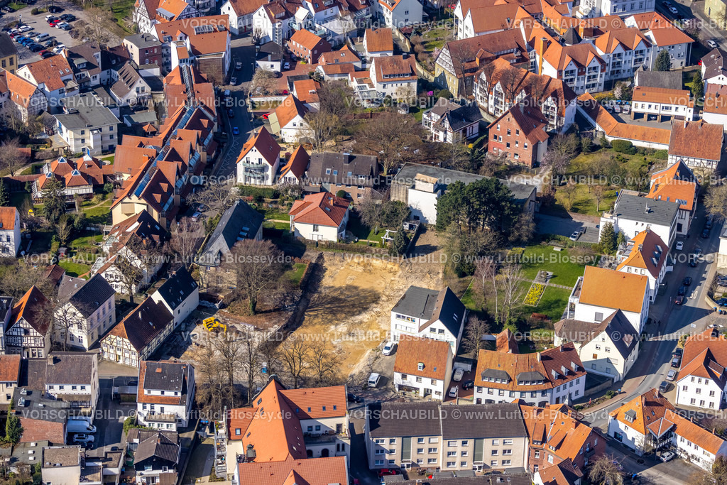 Soest220301352 | Luftbild, Baustelle an der Thomästraße, Soest, Soester Börde, Nordrhein-Westfalen, Deutschland