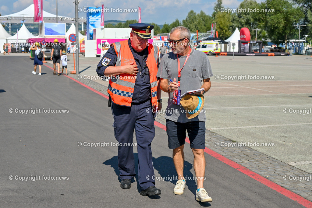 Linzer Kronefest 2023_ 19.08.2023-26 | 19.08.2023, Linzer Kronefest 2023, AUT, im Bild Linzer Kronefest 2023, Karl Pogutter (Stadtpolizeikommandant)