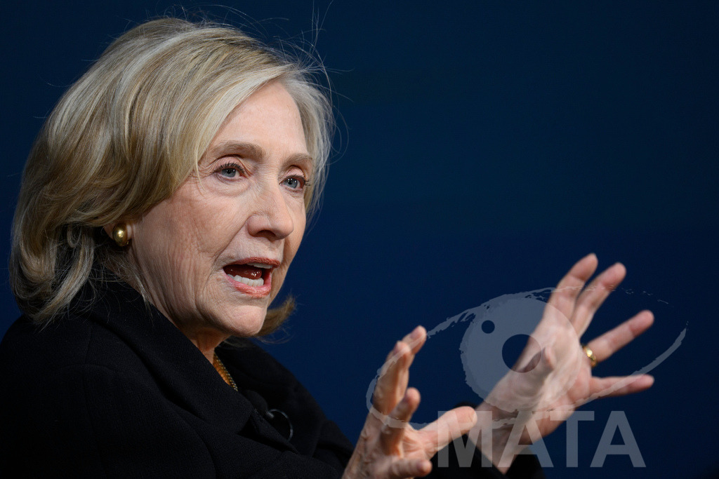 _DWA3861 | Die US-Politikerin Hillary Clinton auf der Veranstaltung Bridging Scholarship and Statecraft im Rahmen der Münchner Sicherheitskonferenz 2026. München, 13.02.2026 Bayern Deutschland  - Realisiert mit Pictrs.com