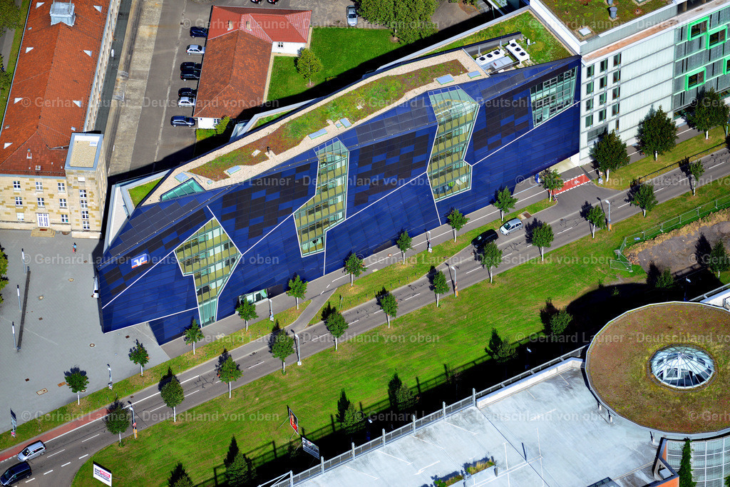 3390605 | Gebäude der Volksbank an der Ludwig-Erhard-Allee , Karlsruhe