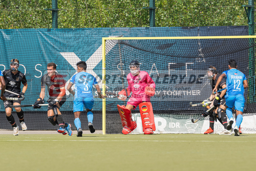 HK_20230822_103766 | 4 Nations Tournament Spiel um Platz 1 ( MU21 ) Indien - Germany am 22.8.2023 DHC Düsseldorf, Düsseldorf ,