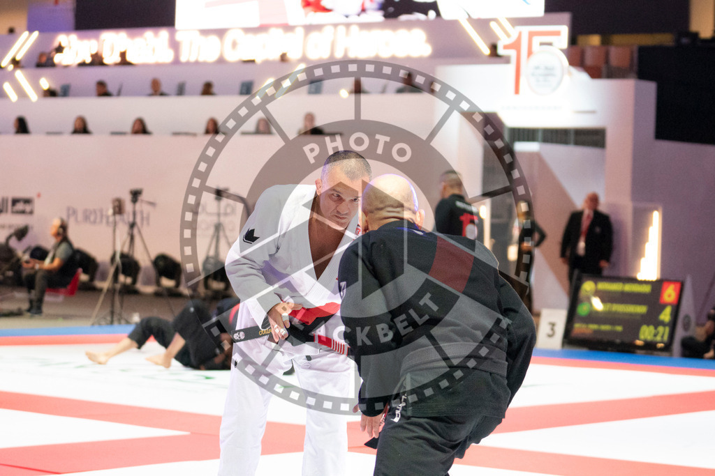 20231107PBB5696 | Fighters compete during the AJP World Master Championship in the Mubadala Arena in Abu Dhabi, Arab United Emirates, on November 7, 2023.