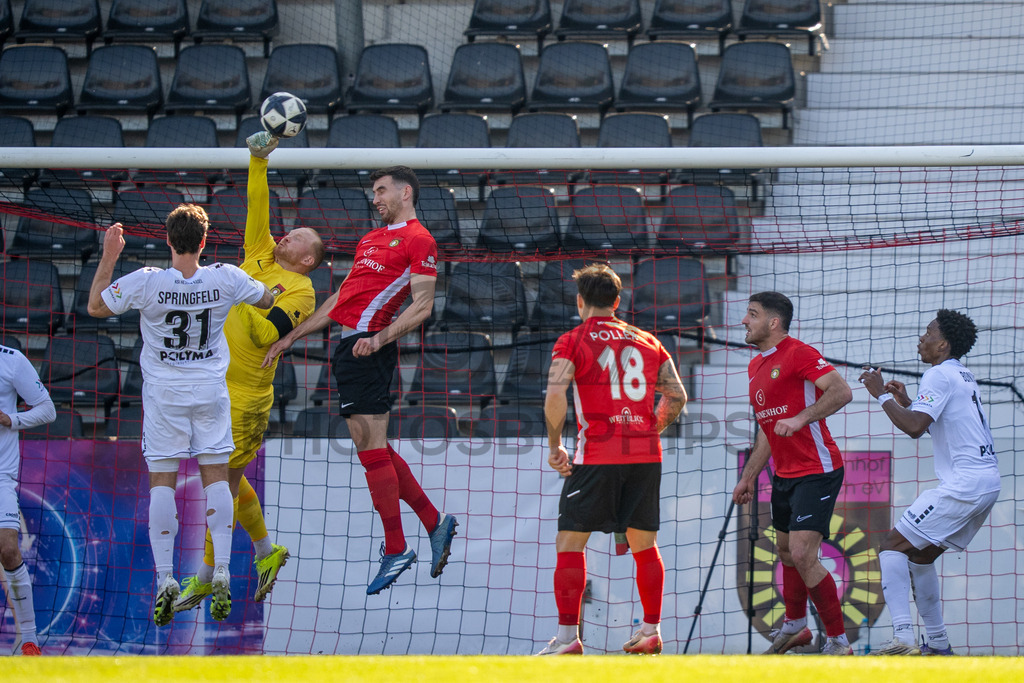 SG Sonnenhof Großaspach vs. KSV Hessen Kassel, Fussball, Regionalliga Südwest, 23. Spieltag, Saison 2025/2026, 07.03.2026 | Maximilian Reule (SG Sonnenhof Großaspach, #01),SG Sonnenhof Großaspach vs. KSV Hessen Kassel, Fussball, Regionalliga Südwest, 23. Spieltag, Saison 2025/2026, 07.03.2026Foto: photosbyphips/Philip Ziegler