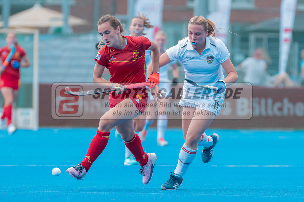 HK_20230710_2-9 | Euro Hockey WU18 Spain - Austria Championship Girls &amp; Boys am 10.7.2023 CHTC , Krefeld ,