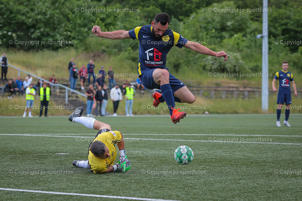 BQ3I6365 | 06.06.2023; Relegation zur Kreisliga B Dillenburg; Kunstrasenplatz Herborn; SG Guntersdorf/Herborn - SSV Hirzenhain; Ergebnis 5:1 (1:0)
