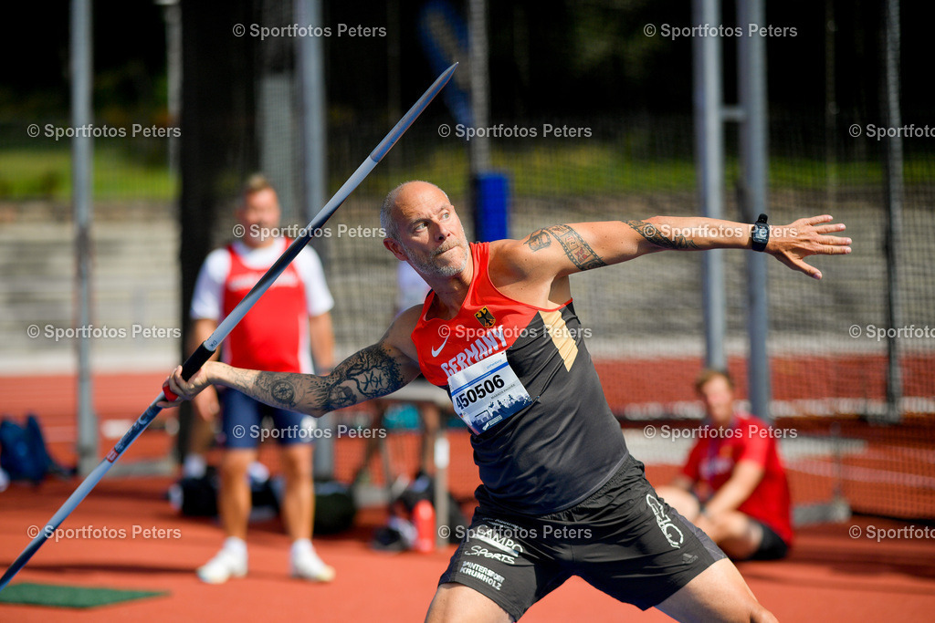 WMAC - Day 1_152 | World Masters Athletics Championship am 13.08.2024 in Gotheburg; SpeerwurfPhoto: Kai Peters - Realisiert mit Pictrs.com