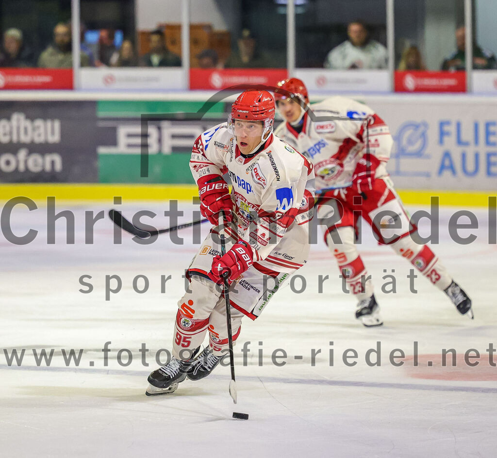2025-09-12_099_TSV_Erding_gegen_EV_Landshut | Erding, Deutschland, 12.09.2025:Eishockey, Oberliga Süd 2025 / 2026, Testspiel, TSV Erding gegen EV Landshut, Endergebnis: 4:6+l95+Foto: Christian Riedel / fotografie-riedel.net