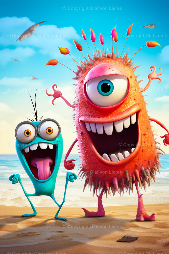 Monster mit einem Auge | coole Monster