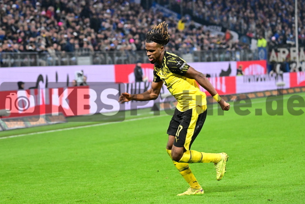 KBS Picture_HSV-Dortmund_060 | Dortmund Torjubel zum 1:0 Torschuetze ist Chukwuemeka Carney (Bor. Dortmund) ,Sportplatz :  Volksparkstadion, - Realisiert mit Pictrs.com