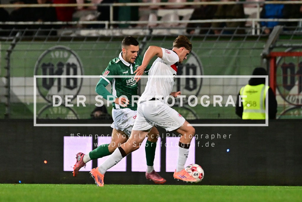 Fußball I Herren I Saison 2025-2026 I Regionalliga Nord I 16. Spieltag I VfB Lübeck - FC St. Pauli II I 03792 | Der Sportfotograf. - Realized with Pictrs.com
