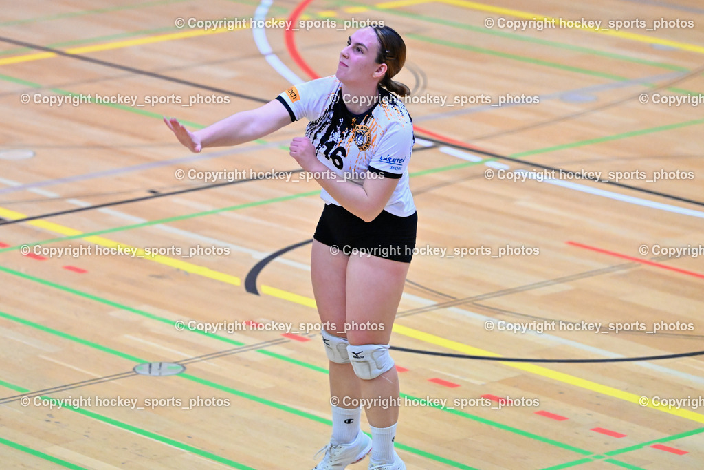 ASKÖ Volley Eagles Villach vs. TI- Schu Staudinger Volley 22.3.2024 | #16 Tamy KÖFLER Villach ASKÖ Volley, ASKÖ Volley Eagles Villach vs. TI- Schu Staudinger Volley 22.3.2024, ASKÖ Volley Eagles Villach vs. TI- Schu Staudinger Volley am 22.03.2024 in Villach (Ballspielhalle Lind), Austria, (Photo by Bernd Stefan)