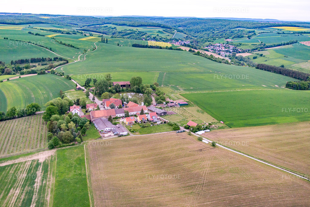 Luftbild: Kaltenhof gGmbH / Levi eV im Ortsteil Mainberg in Schonungen im Bundesland Bayern in Deutschland. Foto: IMG_079022.jpg vom 14.05.2015 durch Werner Riehm/FLY-FOTO.de
