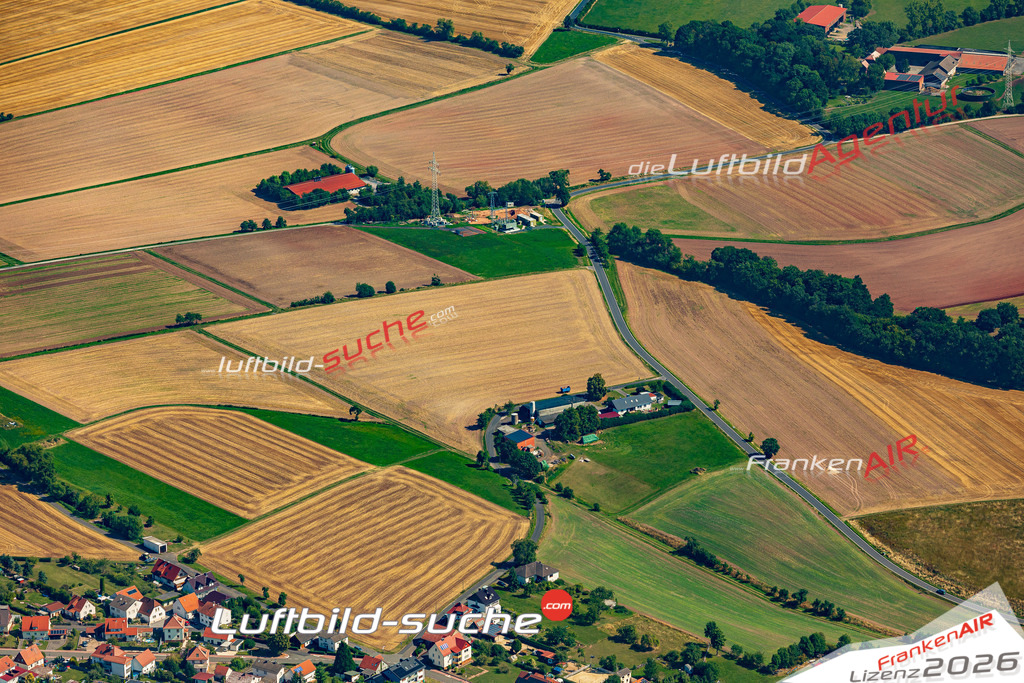 Schöne Luftaufnahme als Geschenk in Ausbach Hohenroda - Die Luftbildaufnahme wurde 2025 vom UL-Flugzeug heraus erstellt ( keine Drohne ) - Hochauflösende Luftaufnahme -Nicht vergleichbar mit Google Maps oder Satelittenbilder- Die Geschenkidee !Mit Lizenz und Bildrechte bestellbar