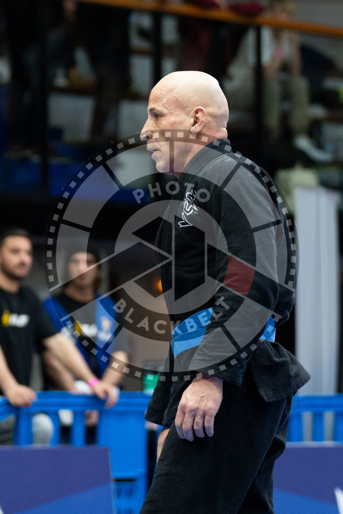 20240122PBB5296 | Fighters compete during the second day of the IBJJF European Championship in Paris, France, on January 22, 2024.