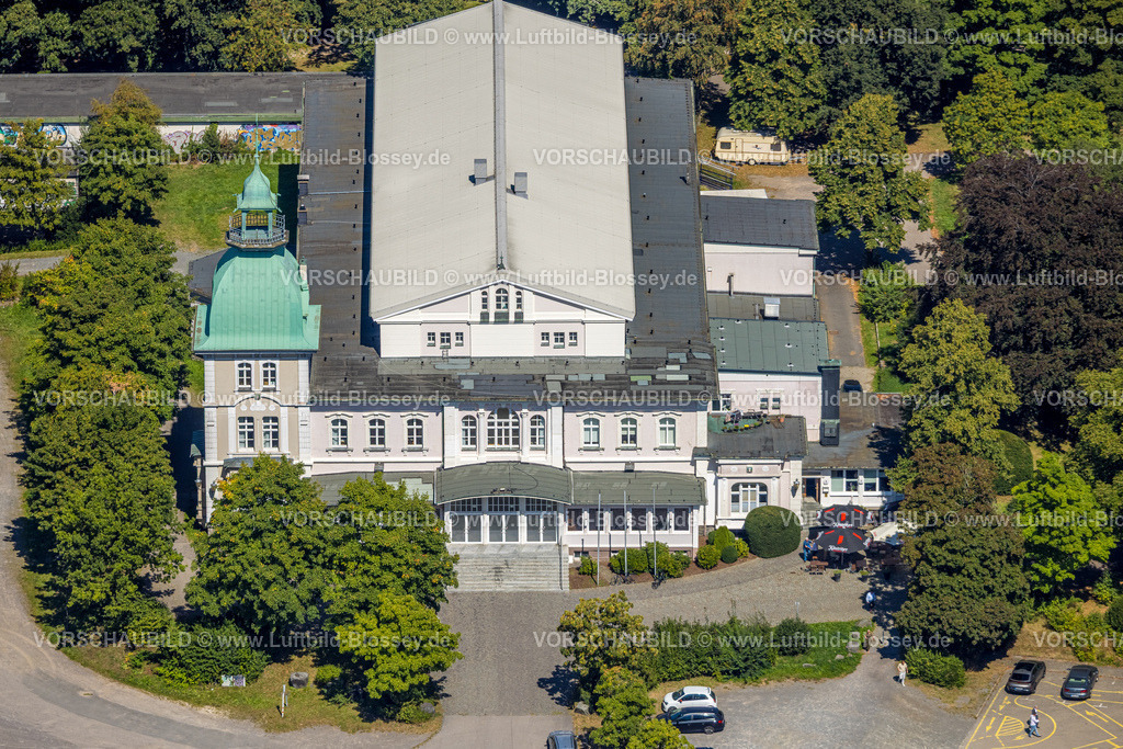 Luedenscheid250814008 | Luftbild, Historische Neue Schützenhalle Lüdenscheid mit Turm, Veranstaltungsort Schützengesellschaft, Lüdenscheid-Stadt, Lüdenscheid, Sauerland, Nordrhein-Westfalen, Deutschland