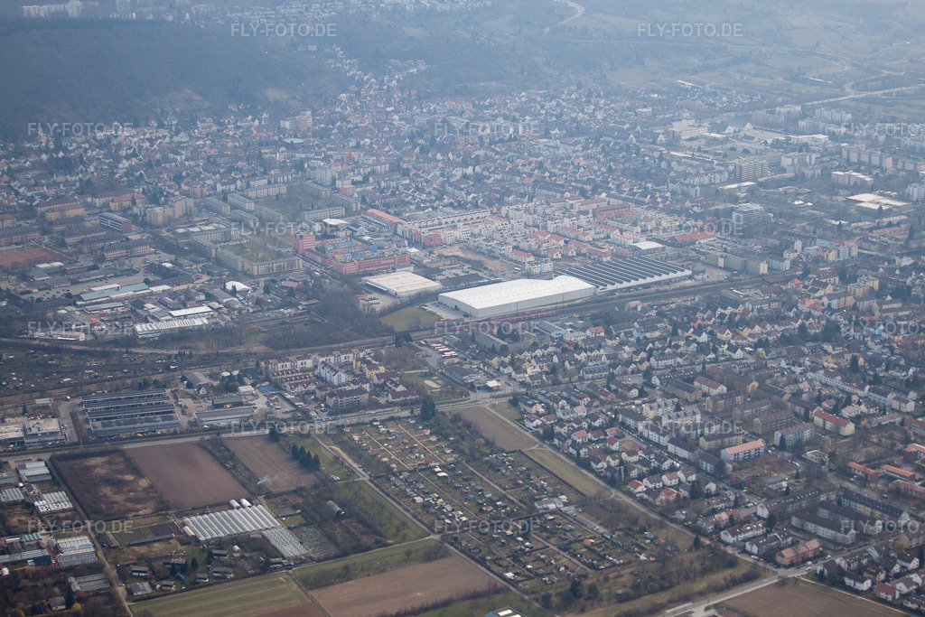 Luftbild: Kirchheim im Ortsteil Rohrbach in Heidelberg im Bundesland Baden-Württemberg in Deutschland. Foto: IMG_37862.jpg vom 12.03.2011 durch Werner Riehm/FLY-FOTO.de