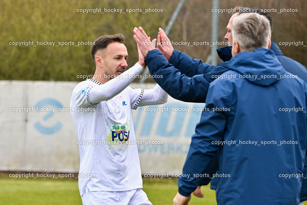 SAK vs. VST Völkermarkt | Jubel #9 Sinan Samardzic SAK, SAK vs. VST Völkermarkt, SAK vs. VST Völkermarkt am 21.03.2026 in Klagenfurt (Sportpark Welzenegg), Austria, (Photo by Bernd Stefan)