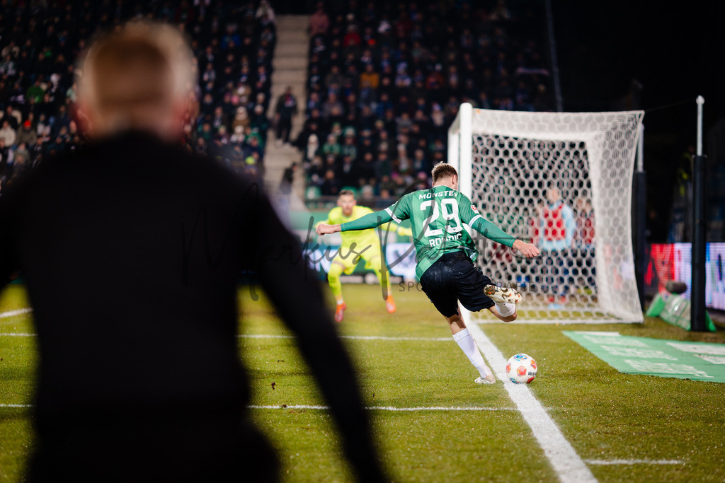 2. Bundesliga, Saison 2025/26, 21. Spieltag: SC Preußen Münster - VfL Bochum | Münster, 06.02.2026: 2. Bundesliga, 21. Spieltag, SC Preußen Münster gegen VfL Bochum im LVM-Preußenstadion in Münster. Foto: sportfotografie.ms | Markus Paletta - Realisiert mit Pictrs.com