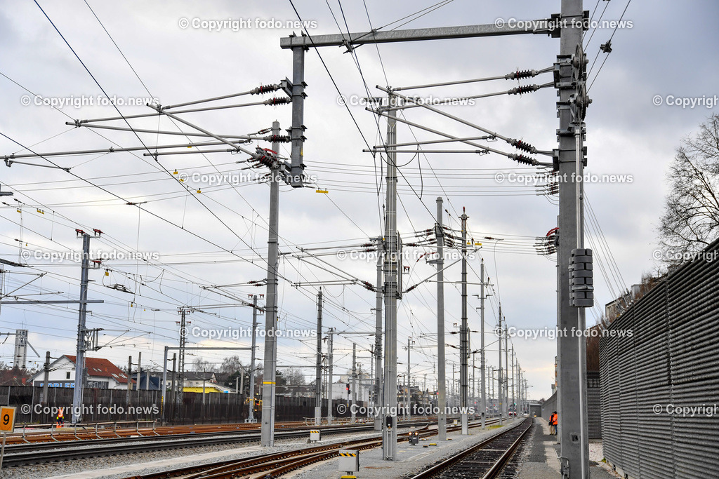 Baufortschritt Ausbau Weststrecke_ ÖBB_ 07.12.2022-16 | 07.12.2022, ÖBB Weststrecke , AUT, Besichtigung Ausbau Weststrecke 4 gleisig, im Bild Westbahnstrecke Ausbaubereich Untergaumberg