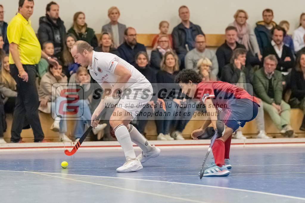 HK_20230107_102324 | 1. Bundesliga ( Halle ) Herren Düsseldorfer HC -  Crefelder HTC am 7.1.2023 Düsseldorfer HC, Düsseldorf , van Laak Max ( Crefelder HTC #5 )