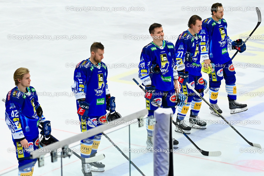 EC IDM Wärmepumpen VSV vs. HC Bozen 30.12 2022 | EC VSV Starting six, #84 Desiardins Andrew, #77 Lindner Philipp, #17 Kulda Arturs, #42 Lanzinger Benjamin