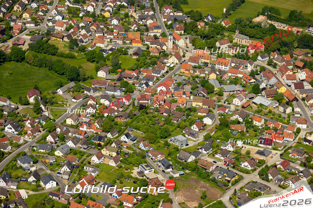 Das Luftbild zeigt  Pyrbaum - Die Luftaufnahme wurde 2023 vom UL-Flugzeug aus erstellt ( keine Drohne ) - Hochauflösende Luftaufnahme - Für grossformatige Ausdrucke geeignet. Die Geschenkidee !Mit Lizenz und Bildrechte bestellbar