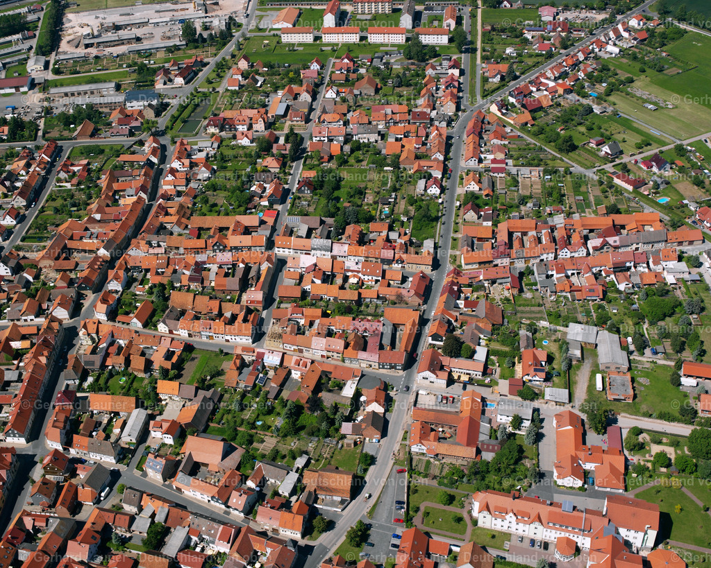 2634434 | BREITENWORBIS 09.06.2006 Stadtansicht des Innenstadtbereiches  in Breitenworbis im Bundesland Thüringen, Deutschland // City view on down town  in Breitenworbis in the state Thuringia, Germany Foto: Gerhard Launer