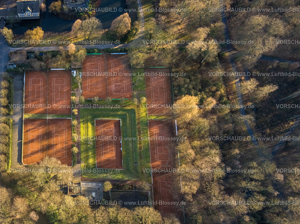 Gladbeck240108170 | Luftbild, Tennisplätze Tennisanlage Tennis-Club Haus Wittringen Gladbeck e.V., Butendorf, Gladbeck, Ruhrgebiet, Nordrhein-Westfalen, Deutschland