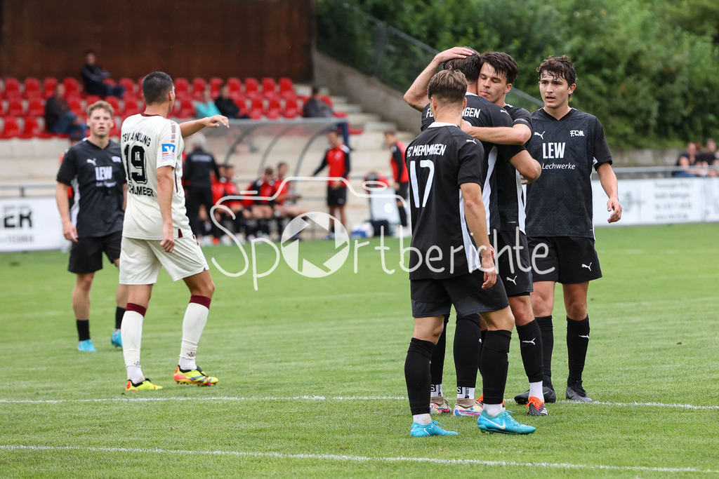 TSV Aindling - FC Memmingen | Jubel nach 0-1