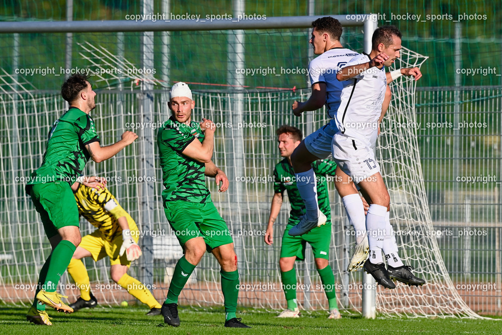 SC Landskron vs. ATUS Velden 11.8.2023 | #15 Martin Posratschnig, #15 Manuel Wallner, #20 Alessandro Kiko, #10 Nemanja Lukic