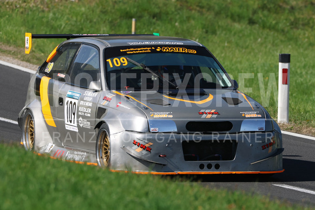 FIA European Hill Climb Championship – Rechberg 2026 | FIA European Hill Climb Championship at Rechberg, held from 24 to 26 April 2026 near Tulwitz, Styria, Austria. The image shows Heiko FIAUSCH (AUT) Opel Astra STW.