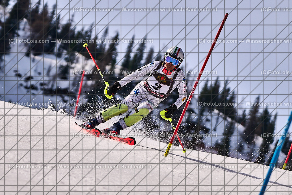 ALP0754_FIS MASTERS WC-Finale_SL_B-Herrn_Guastini Gian Franco | (C)FotoLois.com, Alois Spandl. FIS MASTERS WorldCup-Finale 2024, Reiteralm (Steiermark, AUT), SLALOM auf der Muldenliftpiste, Sa 6. April 2024.