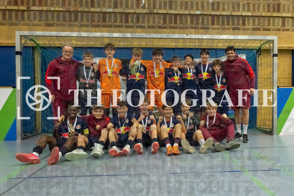 GER, Teamfoto, Fussball, U14 Hallenturnier, PS-Immo-Cup 2026, 18.01.2026 | RB Fussballakadamie Salzburg
