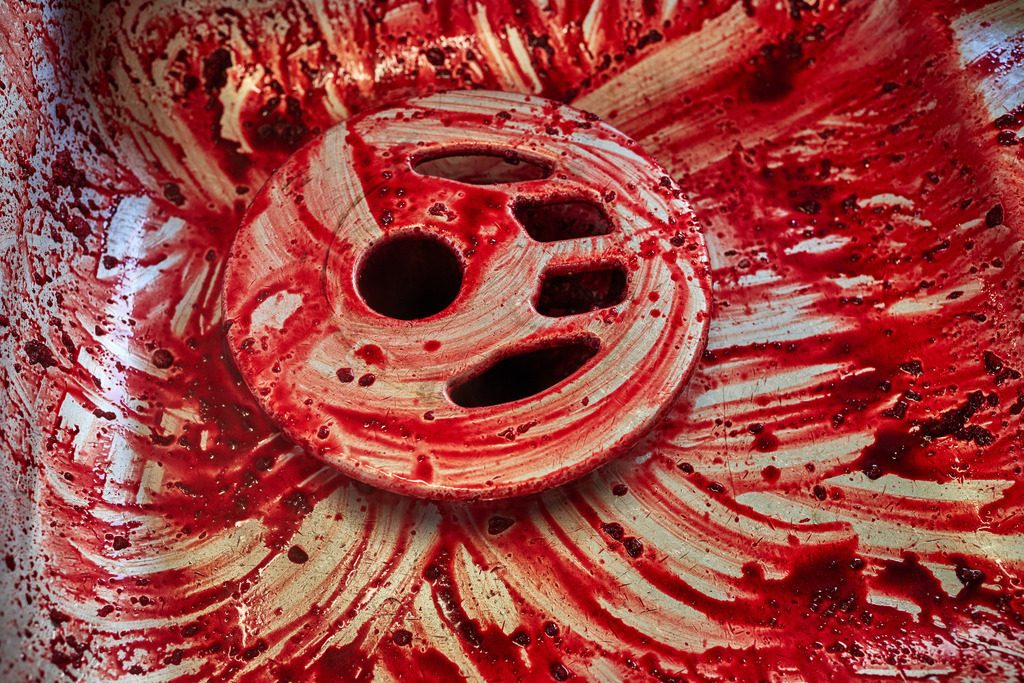 Fleischerei Dormayer | Langenzersdorf, Austria - February 12, 2019: Fleischerei Dormayer - Blutwurst Herstellung; das Innenlaben des Kutters. - Realisiert mit Pictrs.com