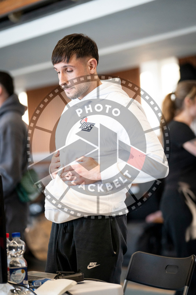 20240309PBB7296 | Fighters compete during the International Luta Livre (ILLCS) Spring Championship in Hannover, Germany, on March 9, 2024.